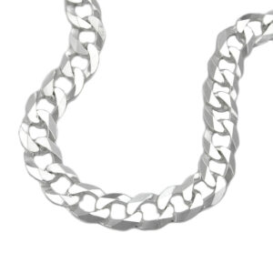 Armband, Panzerkette – Silber 925, poliert – 6,7mm, 21cm