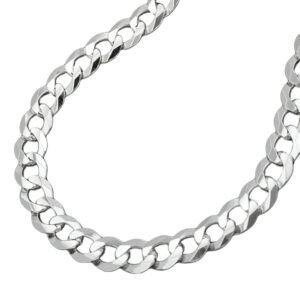 925er Silber Panzerarmband 19cm Unisex
