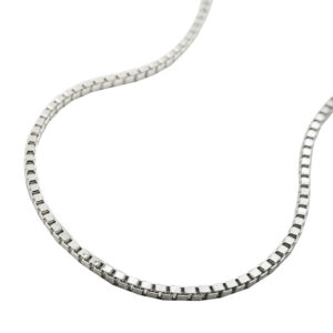 Kette, Venezianerkette – Silber, Glänzend – 1mm, 60cm