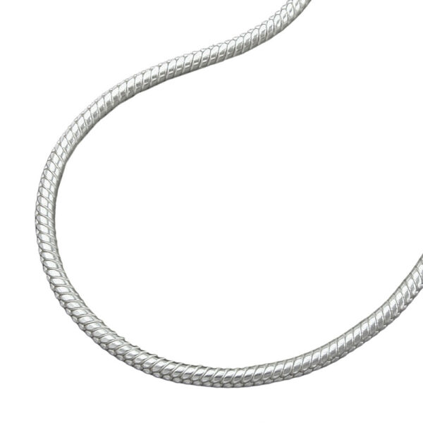 Kette, Schlangenkette – Silber 925, poliert – 1,5mm, 80cm