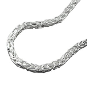 Kette, Königskette – Silber, Glänzend – 60cm