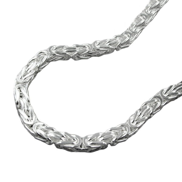 Kette, Königskette – Silber, Glänzend – 60cm