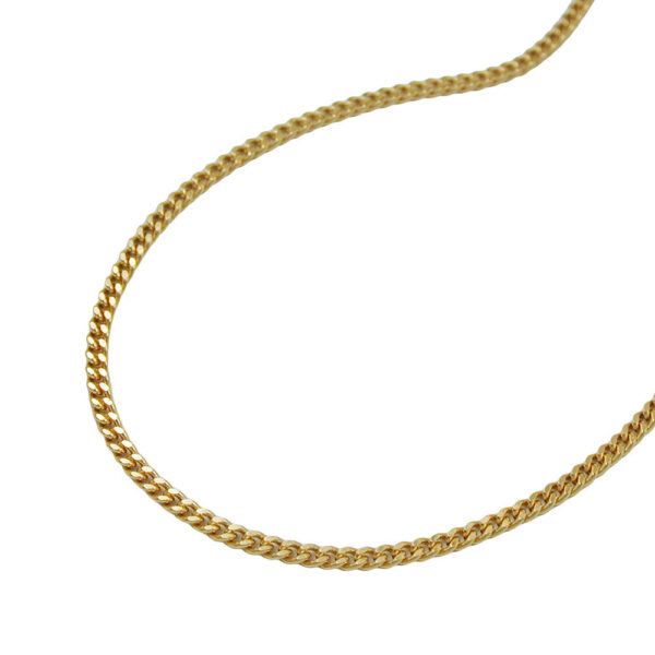 Kette, Panzerkette – Gold, 9 Karat – 1mm, 50cm
