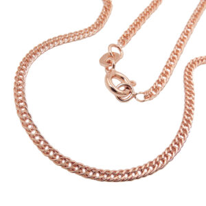 Armband, Doppelrhombus – Rotgold, 9Kt – 2mm, 19cm