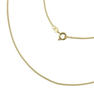 Kette, Ankerkette – Gold, Gelbgold – 1,1mm, 42cm
