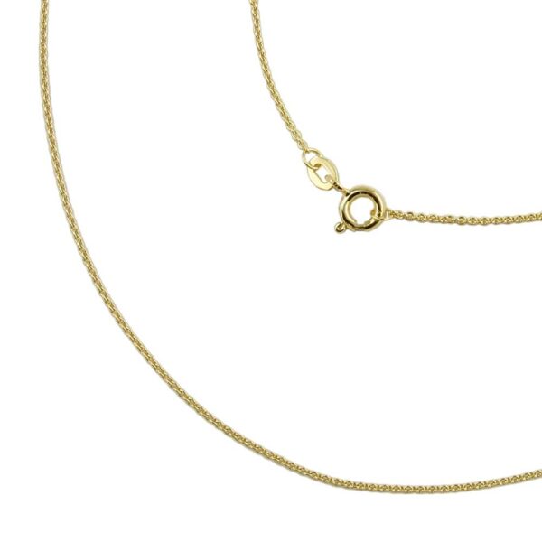 Kette, Ankerkette – Gold, Gelbgold – 1,1mm, 42cm