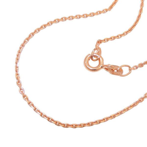 Kette Ankerkette – Rotgold 585 – 1,1mm, 45cm