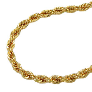 Armband Kordelkette – Gold, Gelbgold – 3,3mm, 21cm