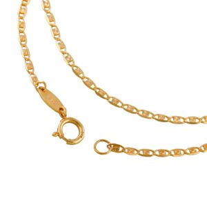 Armband, Fantasiekette – Gold, Gelbgold – 1,5mm, 19cm