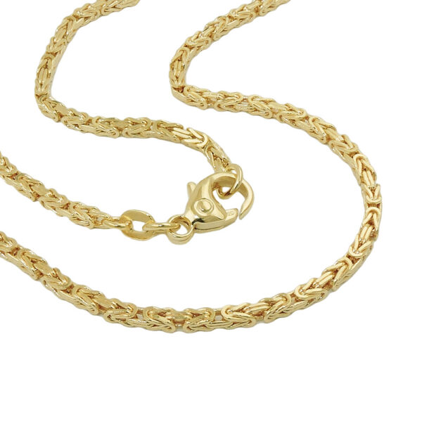 Armband, Königskette – Gold 585, massiv – 1,8mm, 19cm