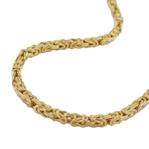 Königskette – Gold 585, Massiv – 2,5mm, 50cm
