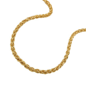 Armband, Zopfkette – Gold, Gelbgold – 2,3mm, 19cm