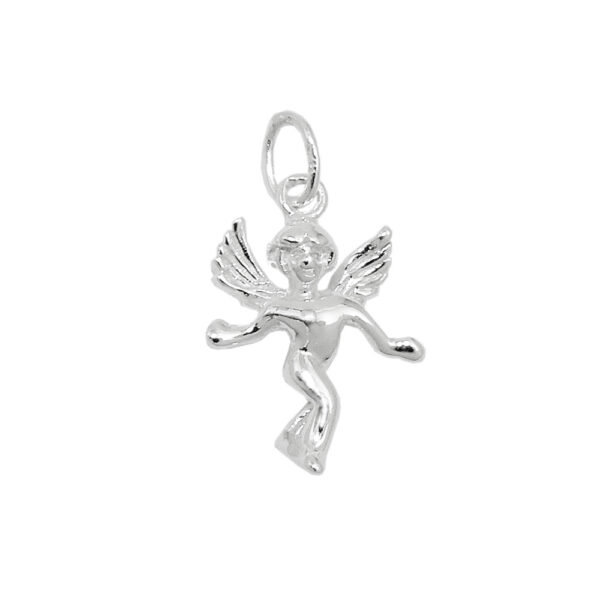 Anhänger, Engel – Silber, 925 – 18x13mm