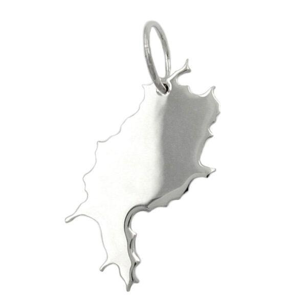 Anhänger, Hessen – Silber, Glänzend – 26x12,5mm