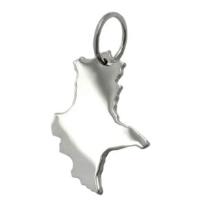 Anhänger, Sachsen-Anhalt – Silber, Glänzend – 21x16mm