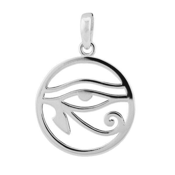 Anhänger, Horusauge – Silber, glänzend – 20mm